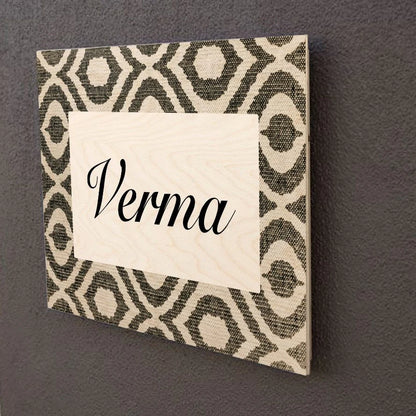 Pattern Name Plate